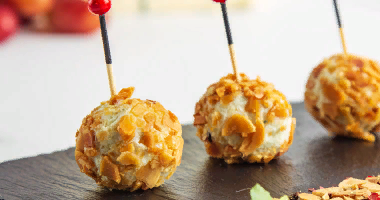 Dor ლურჯი კანაპე ყურძნით და ნუშით 10 ცალი.