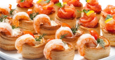 Woods კომპლექტი კრევეტებით და ორაგულით