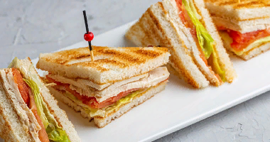 Mini სენდვიჩი ქათმის მკერდით 12 ცალი