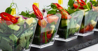 ბალახები და ავოკადო სალათი 10 ცალი