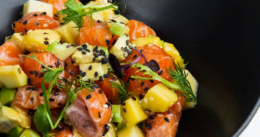 აზიური ორაგულის სალათი