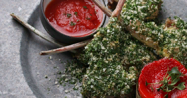 Lambbar მწვანეთა ბოსტნეულის ტორტით