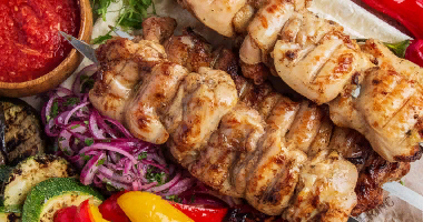 ქათმის შაშლიკი