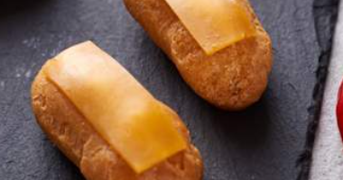 მინი Eclair Fusion ქათმის და ჩედარის ყველით 10 ცალი