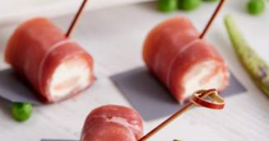 Parma ლორი მარმარილოს რულონით ვეფხვის კრევეტებით 10 ცალი