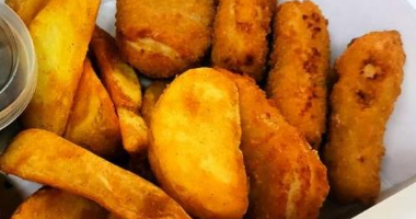 Бокс Картофель дольки + Стрипсы