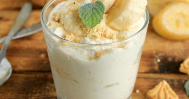 Творог с бананом