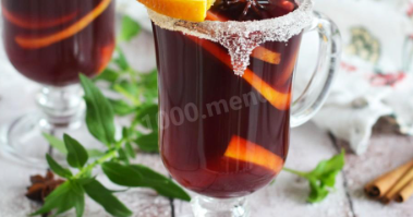 Безалкогольный глинтвейн с соком