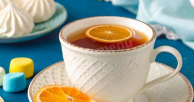 Чай с апельсином