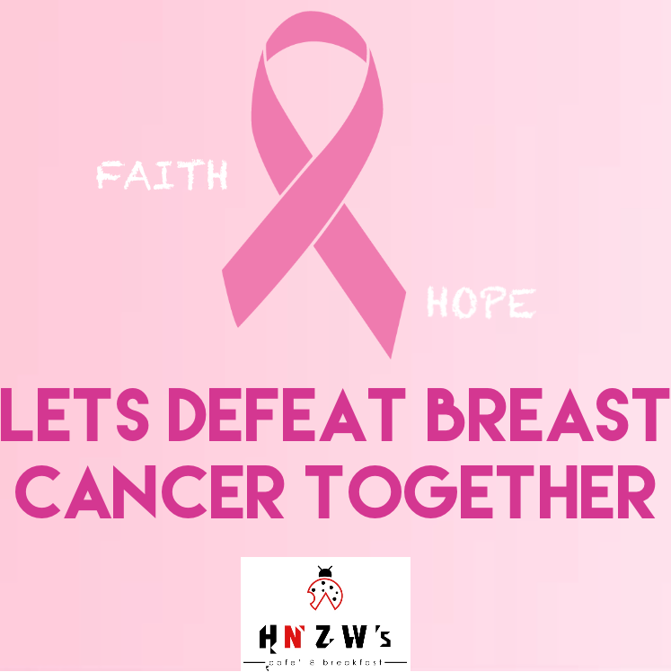Let’s defeat breast cancer together??????
